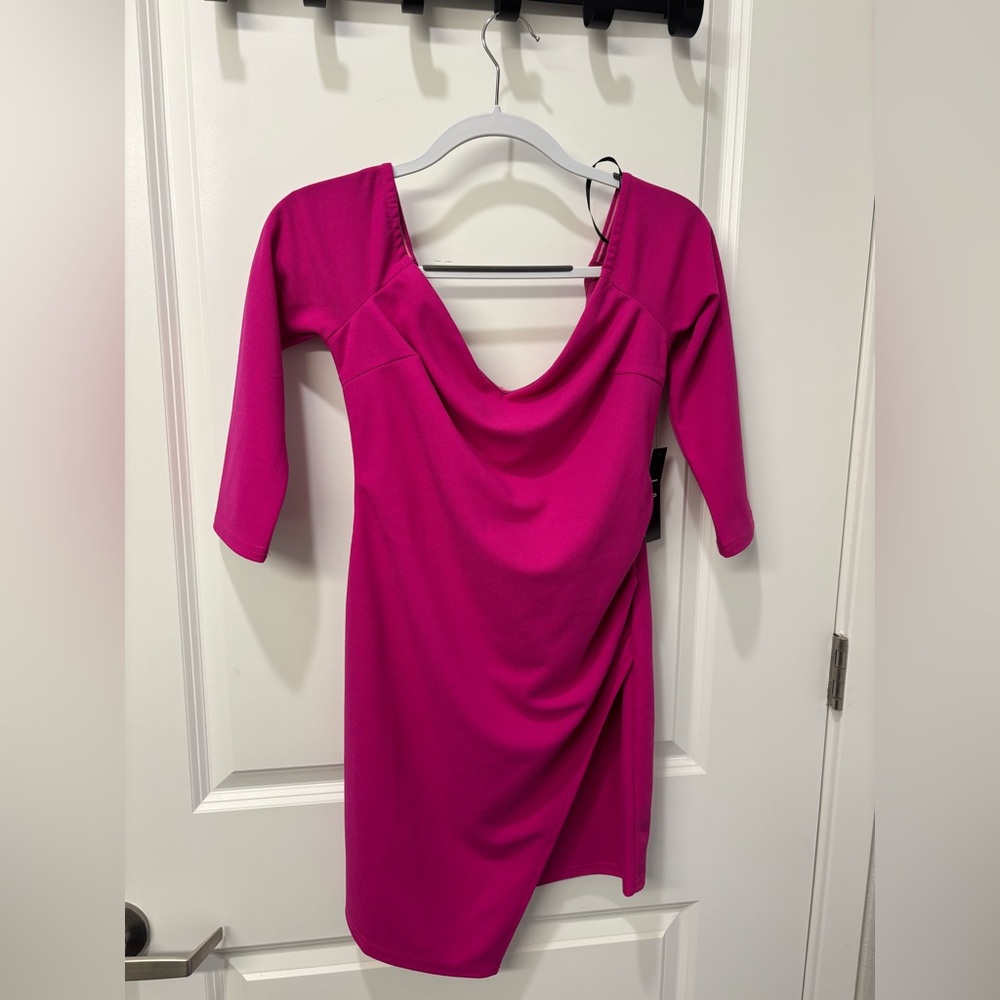 Lulu's Fuchsia Mini Dress